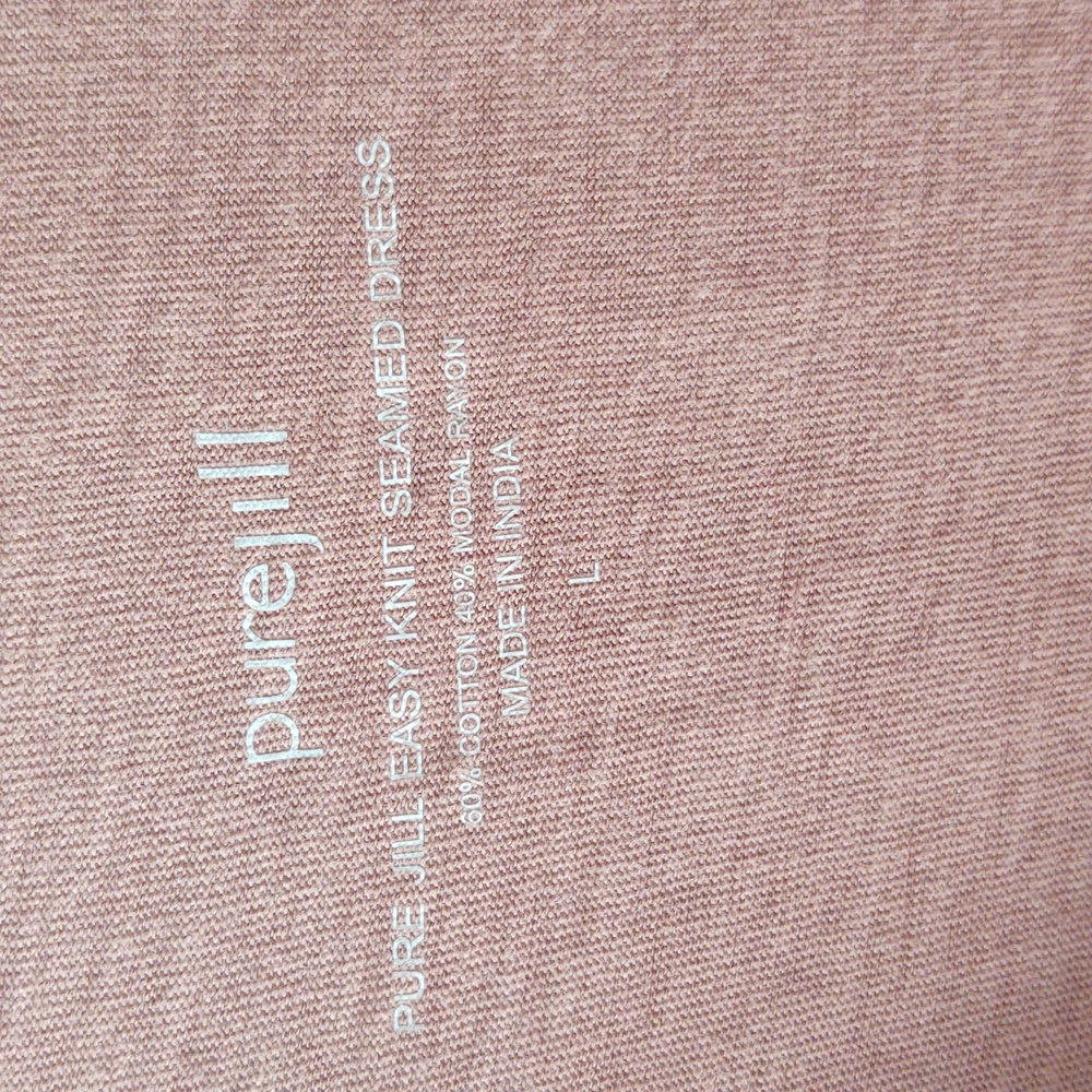 JJill lg salmon/rose color dress - Picture 2 of 7